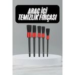 Elektronikçim 5 Adet Oto Detaylı Temizleyici Araç Içi Temizlik Fırça Seti Koltuk Döşeme Kapı Toz Alma Fı - 1 W