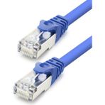 Elektronikçim Cat7 Ethernet Patch Kablosu 10 Gbps 600 Mhz 1 M - Mavi HDX5099