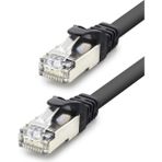 Elektronikçim Cat7 Ethernet Patch Kablosu 10 Gbps 600 Mhz 30 cm - Siyah HDX5088