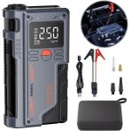 Elektronikçim Ezere ST-9631 Pro Taşınabilir Göstergeli Araç Lastik Şişirme ve Starter Akü Takviye SETI-(577 - 0,1 L