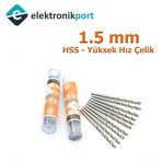 Elektronikport 1.5 mm Hss Yüksek Hız Çelik Matkap Ucu