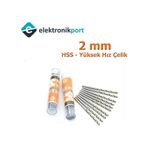 Elektronikport 2 mm Hss Yüksek Hız Çelik Matkap Ucu