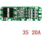 Elektronikport-3S 20A 12,6V Bms Koruma Kartı Lityum Batarya 18650 Li-İon Lipo Pr