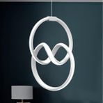Elektroyou Emily Beyaz Tekli Sarkıt LED Beyaz Işık Ultra Ledli Salon Mutfak Oda Hol Ledli Avize