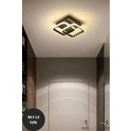 Elektroyou Tokyo Siyah Kare Beyaz Ledli Avize Tky-S-B-01