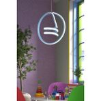Elektroyou Venita Mavi Tekli Sarkıt LED Günışığı Ultra Ledli Salon Mutfak Oda Hol Ledli Avize
