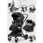 Elele Allroad 3 Travel Sistem Bebek Arabası Silver Siyah