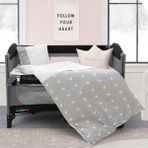 Elele Elelelife Letto 6 Parça Park Yatak Bebek Uyku Seti - 70 x 135 cm - Pudra