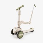 Elele Forte 3in1 Ebeveyn Kontrollü 3 Tekerlekli Çocuk Scooter Işıklı Oturaklı Yeşil, ELSCTFORTE-027