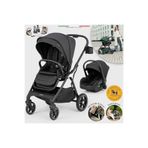 Elele Hera Travel Sistem Bebek Arabası Silver Siyah