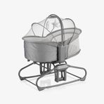 Elele We Made For Moms Verde Elektrikli Otomatik Sallanan Ana Kucağı Beşik 360° Dönebilir Kademeli, Gri