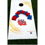 eleleoyun corn hole oyunu ahşap 8adet mısır torbası dahil corn hole set