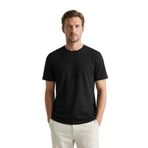 elemge Pamuk Elastan Vücuda Oturan Magic Fit Siyah Erkek T-Shirt Kısa Kol Esnek Likralı Compact Penye Süprem Tişört Nefes Alan Yapı Yumuşak Doku Tok Kumaş (Siyah, 2XL)