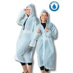 Eleven Market Kadın Erkek Yağmurluk Kapüşonlu Çıtçıtlı Eva Su Yeşili Yağmurluk Bymmrc881r10