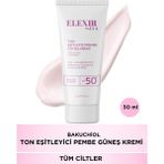 Elexir Eva SPF 50+ GÜNEŞ KREMİ | LEKE KARŞITI GÜNLÜK GÜNEŞ KORUYUCU | UVA & UVB KORUMA DESTEĞİ 50 ML