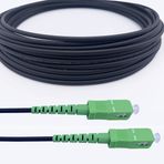 Elfcam - Zırhlı fiberglas kablo SC/APC SC/APC üzerine Simplex Singlemode, ev içinde cam elyaf ile uyumlu (FTTH, Fiber to The Home) (20M)