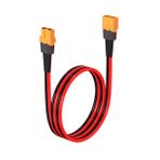 ELFCULB 10AWG XT60 Uzatma Kablosu XT60 Dişi Erkek Konnektör RC Pil Taşınabilir Güç İstasyonu Güneş Paneli (2FT)