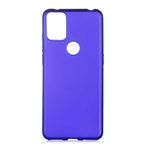 Elfia Alcatel 3x 2020 ile Uyumlu Kılıfı Silikon Mat Renkli Parmak İzi Bırakmayan Yumuşak İnce Kapak Prem Saks Mavi