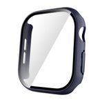 Elfia Apple ile Uyumlu Watch 10 42mm Ekran Koruyucu Darbe Korumalı Kasa Koruma Gard35 Midnight Blue