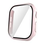 Elfia Apple ile Uyumlu Watch 10 42mm Ekran Koruyucu Darbe Korumalı Kasa Koruma Gard35 Pembe