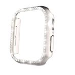 Elfia Apple ile Uyumlu Watch 10 42mm Ekran Koruyucu Darbe Korumalı Taşlı Kasa Koruma Starlight