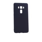 Elfia Asus Zenfone 3 ZE552KL Kılıf Silikon Mat Renkli Kılıf Prem Siyah