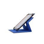 Elfia Casper Via T27 Tablet Kılıf 360 Derece Dönebilen Standlı Kılıf Saks Mavi