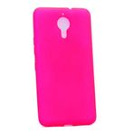 Elfia General Mobile GM 5 Plus ile Uyumlu Silikon Mat Renkli Kılıf, Prem Pembe