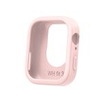 Elfia Huawei İle Uyumlu Watch Fit 3 Kasa Koruyucu Silikon Darbe Korumalı Pembe