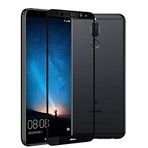 Elfia Huawei Mate 10 Lite ile Uyumlu Ekran Koruyucu Cam 5D Tam Kaplayan Temperli Koruma, Siyah