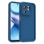 Elfia İnfinix Smart 9 ile Uyumlu Silikon Kamera Korumalı Renkli Mat Kılıf, Ananas Koyu Yeşil