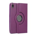 Elfia iPad Mini 2021 (6.Nesil) ile Uyumlu 360 Dönebilen Standlı Kılıf Mor