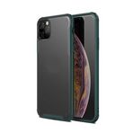 Elfia iPhone 11 Pro Max ile Uyumlu Köşeleri Darbe Korumalı Airbag Arka Kısım Buzlu Tarz Kılıf, Volks Koyu Yeşil