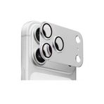 Elfia iPhone 17 Pro ile Uyumlu Kamera Lens Koruyucu Titanyum Tam Kaplayan, Gümüş