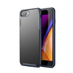Elfia iPhone 6S Plus ile Uyumlu Köşeleri Darbe Korumalı Airbag Arka Kısım Buzlu Tarz Kılıf, Volks Lacivert