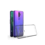 Elfia Oppo A9 2020 ile Uyumlu İnce Şeffaf Silikon Kılıf, Süper Renksiz