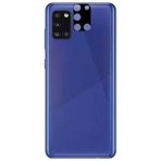 Elfia Samsung Galaxy A31 ile Uyumlu Kamera Lens Koruyucu 3D Cam, Siyah