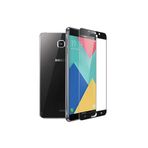 Elfia Samsung Galaxy A7 2017 Ekran Koruyucu Tam Kaplayan Nano Fib Siyah
