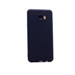 Elfia Samsung Galaxy A8 2016 ile Uyumlu Kılıfı Silikon Mat Renkli Parmak İzi Bırakmayan Yumuşak İnce Kapak Prem Saks Mavi