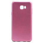 Elfia Samsung Galaxy C9 Pro ile Uyumlu Silikon Mat Renkli Kılıf, Prem Rose Gold