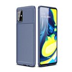 Elfia Samsung Galaxy M31S ile Uyumlu Kılıf Silikon Karbon İnce Esnek Lens Korumalı Tarz Mat Parmak İzi Bırakmayan Kapak Negro Lacivert