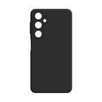 Elfia Samsung Galaxy M34 5G ile Uyumlu Silikon Renkli Mat Kılıf, Biy Siyah