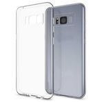 Elfia Samsung Galaxy S8 Plus ile Uyumlu İnce Şeffaf Silikon Kılıf, Süper Renksiz