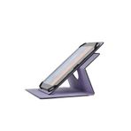 Elfia Samsung Galaxy Tab 2 10.1 P5110 Tablet Kılıf 360 Derece Dönebilen Standlı Kılıf Mor