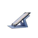 Elfia Samsung Galaxy Tab Pro 8.4 T320 Tablet Kılıf 360 Derece Dönebilen Standlı Kılıf Açık Mavi