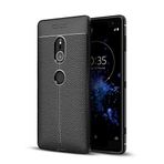 Elfia Sony Xperia XZ2 ile Uyumlu Silikon Deri Gör Auto Focus Kılıf, Siyah