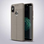Elfia Xiaomi Mi 8 SE ile Uyumlu Silikon Deri Gör Auto Focus Kılıf, Gri