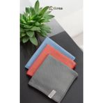 Elfnur (3 Adet) Cam ve Ayna Bezi Mikrofiber Genel Temizlik Bezi 40*40 cm