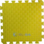 Elga Tatami Eva Zemin Minderi 50X50X1,3 cm Çocuk Oyun Spor Yoga Pilates Puzzle Kare Desen - Sarı