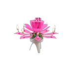 ELGALA Mum Sesli Lüx Doğum Günü Mumu Happy Birthday Fon Müzik Sesi Pembe Renk